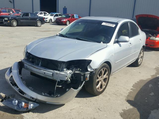 JM1BK32F281120233 - 2008 MAZDA 3 I SILVER photo 2