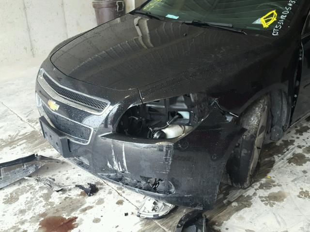 1G1ZC5E03CF379915 - 2012 CHEVROLET MALIBU 1LT BLACK photo 9