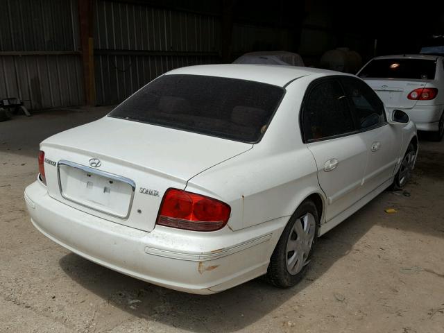 KMHWF25S65A184419 - 2005 HYUNDAI SONATA GL TWO TONE photo 4