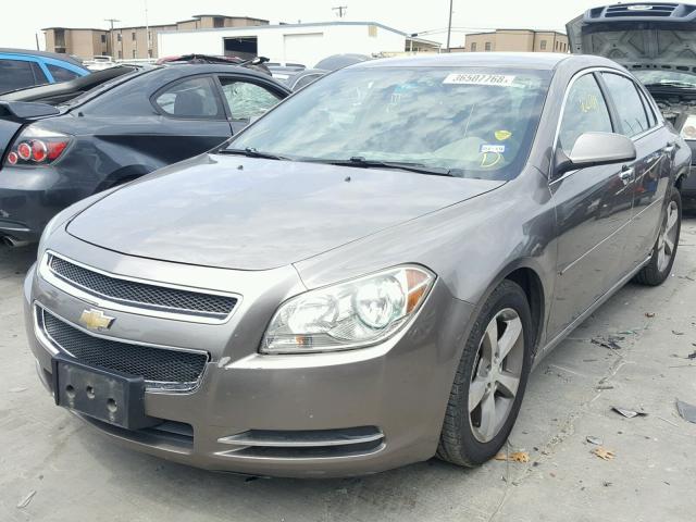 1G1ZC5E01CF167126 - 2012 CHEVROLET MALIBU 1LT BROWN photo 2