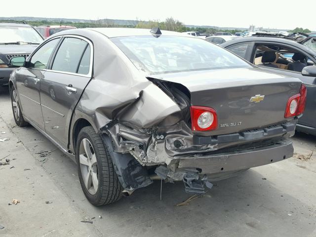 1G1ZC5E01CF167126 - 2012 CHEVROLET MALIBU 1LT BROWN photo 3