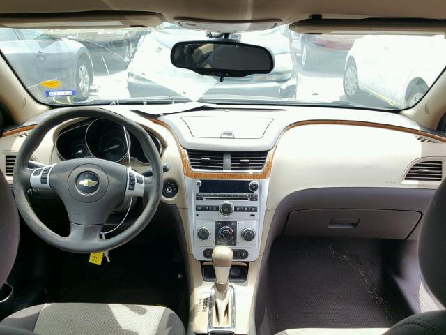 1G1ZC5E01CF167126 - 2012 CHEVROLET MALIBU 1LT BROWN photo 9