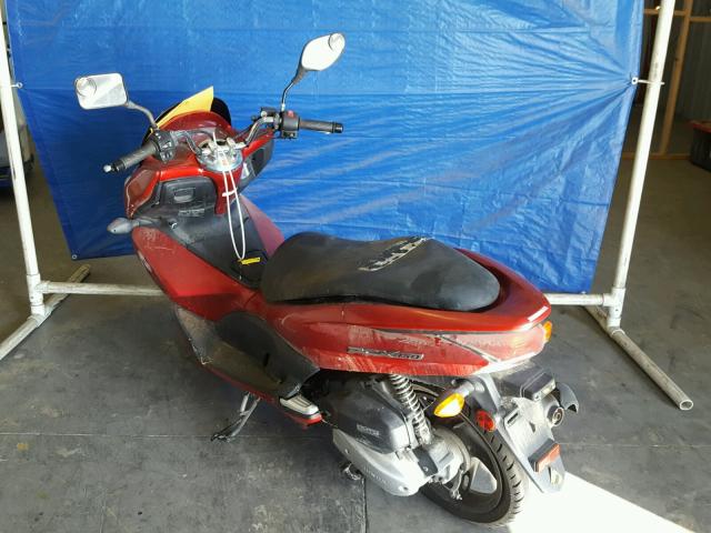 MLHKF1216D5006197 - 2013 HONDA PCX 150 RED photo 3