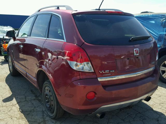 3GSDL73738S584655 - 2008 SATURN VUE XR RED photo 3