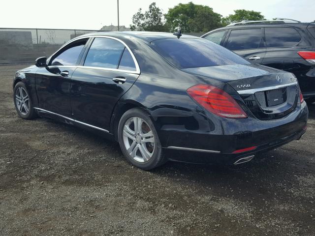 WDDUG8FB8GA225734 - 2016 MERCEDES-BENZ S 550 4MAT BLACK photo 3