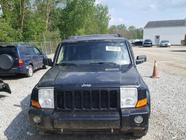 1J8HG48K56C273222 - 2006 JEEP COMMANDER BLACK photo 9