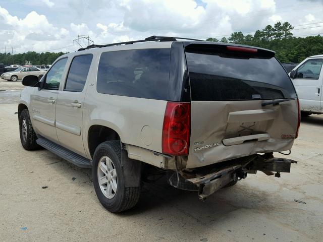 1GKFC16057J210617 - 2007 GMC YUKON XL C TAN photo 3