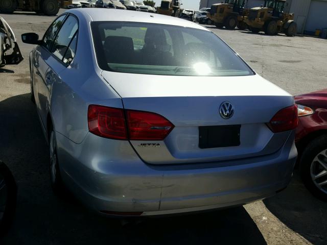 3VW2K7AJ7EM237377 - 2014 VOLKSWAGEN JETTA BASE 灰色 照片 3