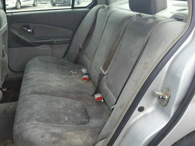 1G1ZT52865F296881 - 2005 CHEVROLET MALIBU LS SILVER photo 6