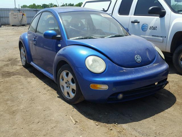 3VWCP21C02M411179 - 2002 VOLKSWAGEN NEW BEETLE BLUE photo 1