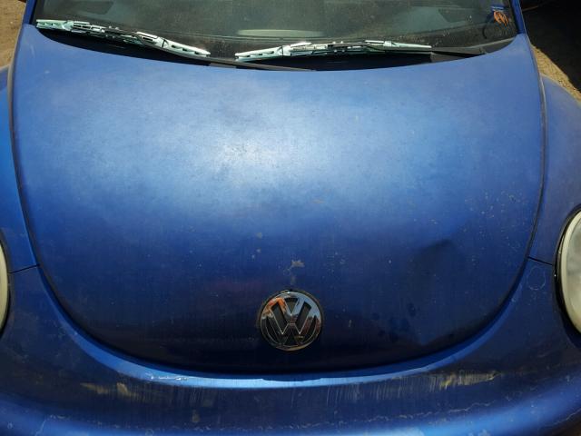 3VWCP21C02M411179 - 2002 VOLKSWAGEN NEW BEETLE ლურჯი ფოტო 7