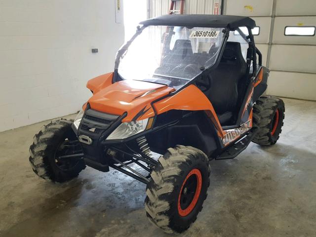 4UF13MPV9DT300847 - 2013 ARCTIC CAT ARTIC CAT ORANGE photo 2