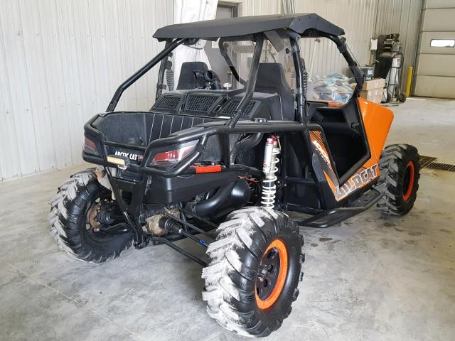 4UF13MPV9DT300847 - 2013 ARCTIC CAT ARTIC CAT ORANGE photo 4