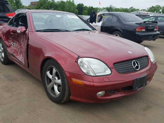 WDBKK65F41F185718 - 2001 MERCEDES-BENZ SLK 320 RED photo 1