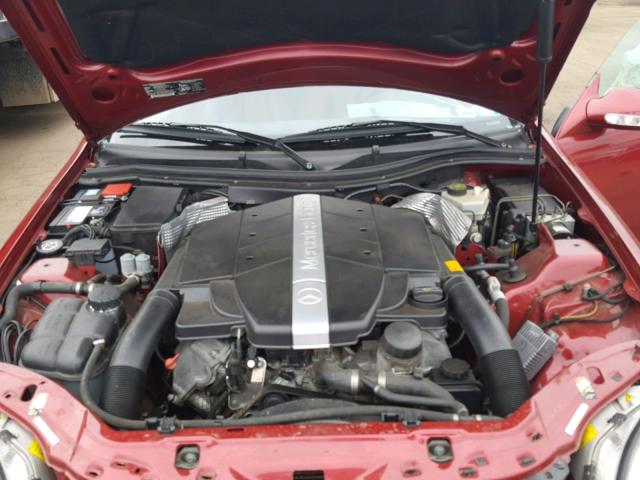 WDBKK65F41F185718 - 2001 MERCEDES-BENZ SLK 320 RED photo 7