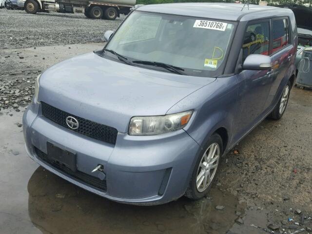JTLZE4FE3A1108065 - 2010 TOYOTA SCION XB BLUE photo 2