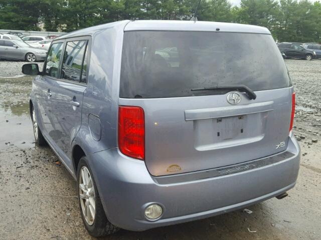 JTLZE4FE3A1108065 - 2010 TOYOTA SCION XB BLUE photo 3