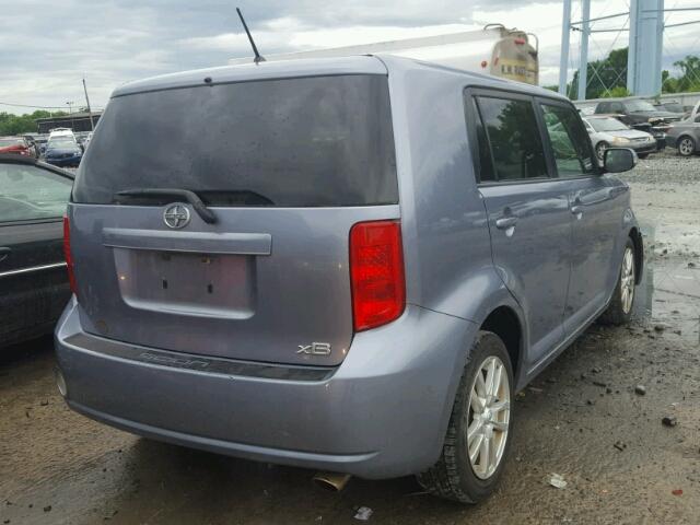 JTLZE4FE3A1108065 - 2010 TOYOTA SCION XB BLUE photo 4