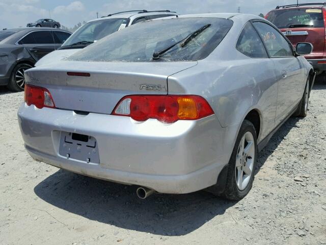 JH4DC54872C024124 - 2002 ACURA RSX GRAY photo 4