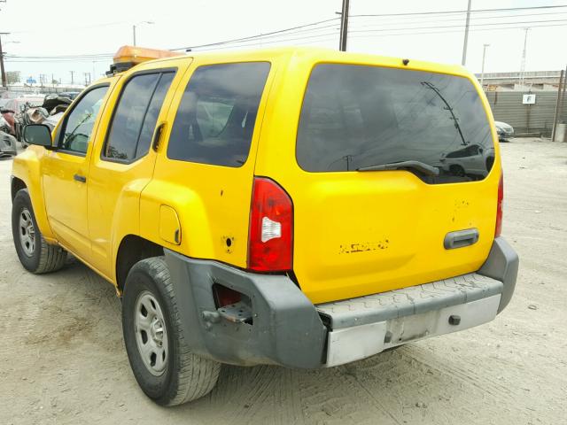 5N1AN0NUXDN810631 - 2013 NISSAN XTERRA X YELLOW photo 3