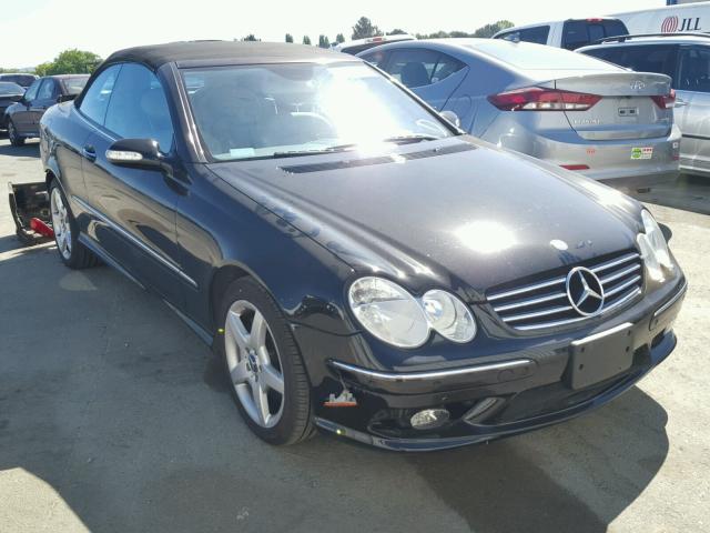 WDBTK75G05T037897 - 2005 MERCEDES-BENZ CLK 500 BLACK photo 1