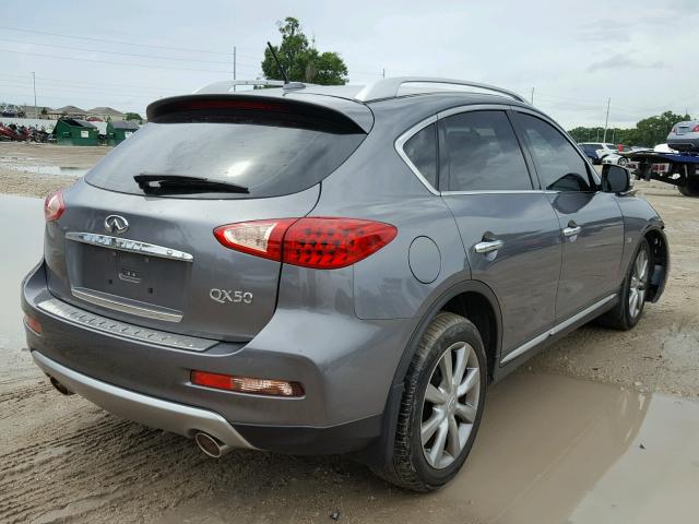 JN1BJ0RP2GM236399 - 2016 INFINITI QX50 GRAY photo 4