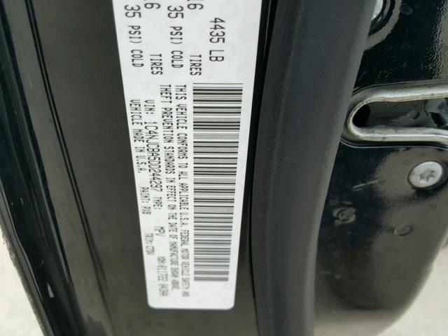 1C4NJCBA5DD244297 - 2013 JEEP COMPASS SP BLACK photo 10