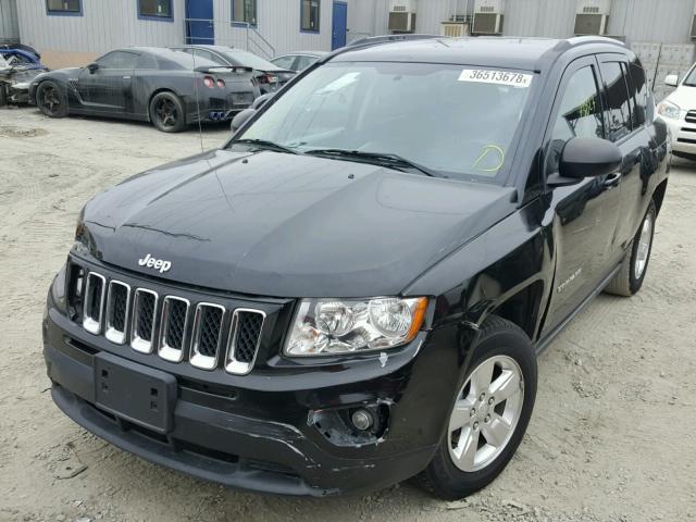 1C4NJCBA5DD244297 - 2013 JEEP COMPASS SP BLACK photo 2