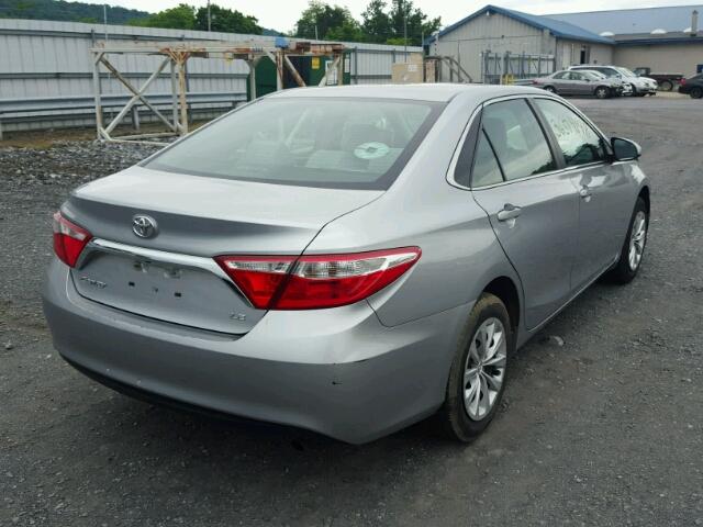 4T4BF1FK8FR480846 - 2015 TOYOTA CAMRY LE SILVER photo 4