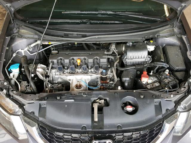 2HGFB2F93FH515151 - 2015 HONDA CIVIC EXL ნაცრისფერი ფოტო 7