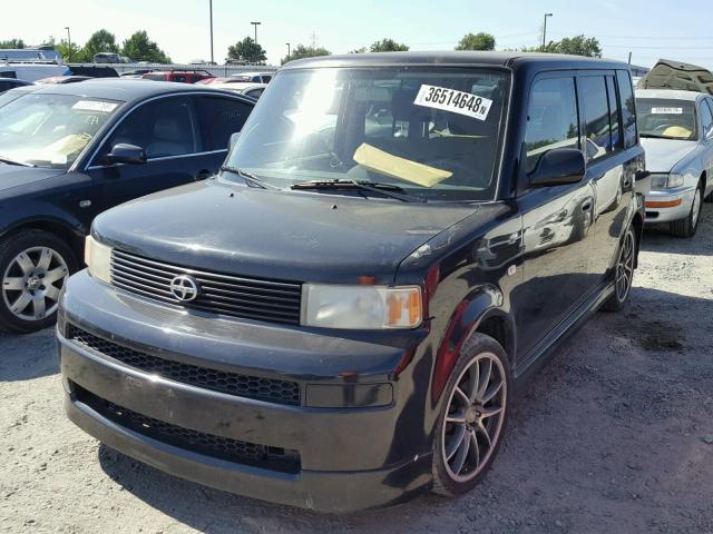 JTLKT324X50209694 - 2005 TOYOTA SCION XB შავი ფოტო 2