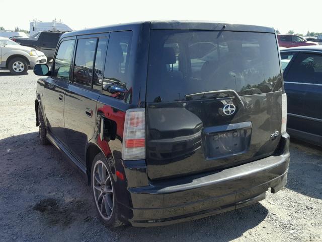 JTLKT324X50209694 - 2005 TOYOTA SCION XB შავი ფოტო 3