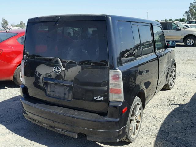 JTLKT324X50209694 - 2005 TOYOTA SCION XB შავი ფოტო 4