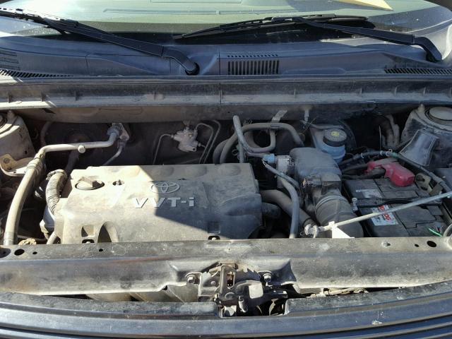 JTLKT324X50209694 - 2005 TOYOTA SCION XB შავი ფოტო 7