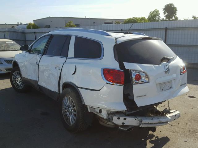 5GAKRBED0CJ246956 - 2012 BUICK ENCLAVE WHITE photo 3