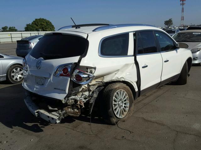 5GAKRBED0CJ246956 - 2012 BUICK ENCLAVE WHITE photo 4