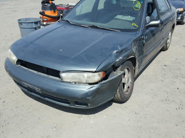 4S3BD4352T7209313 - 1996 SUBARU LEGACY L GREEN photo 9