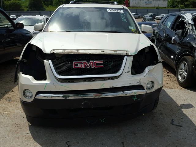 1GKER33D09J146258 - 2009 GMC ACADIA SLT თეთრი ფოტო 9
