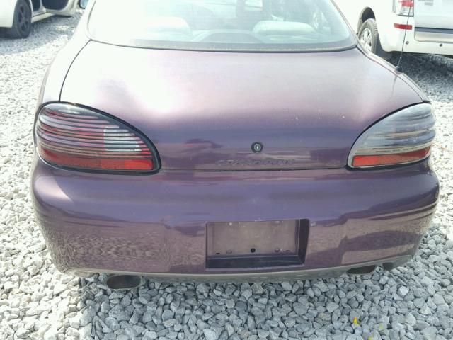 1G2WP52K0VF273790 - 1997 PONTIAC GRAND PRIX PURPLE photo 9