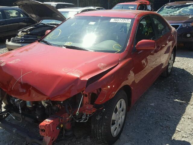 4T1BF3EK5BU688149 - 2011 TOYOTA CAMRY BASE RED photo 2