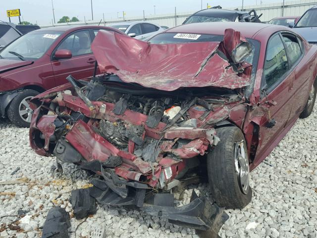 2G2WS522441139823 - 2004 PONTIAC GRAND PRIX RED photo 9