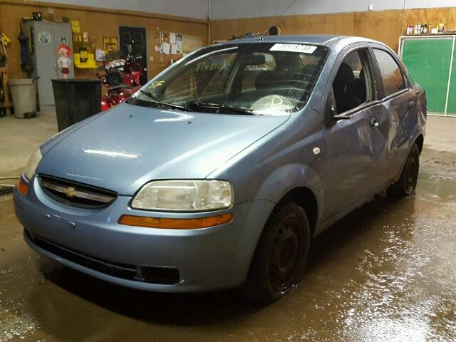 KL1TD56686B565546 - 2006 CHEVROLET AVEO BASE Mavi foto 2