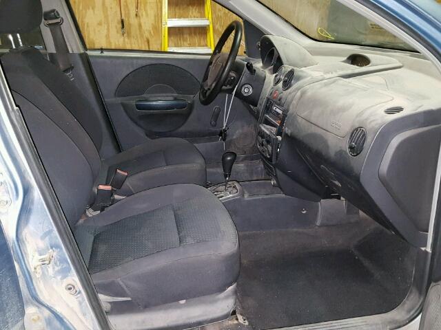 KL1TD56686B565546 - 2006 CHEVROLET AVEO BASE Mavi foto 5