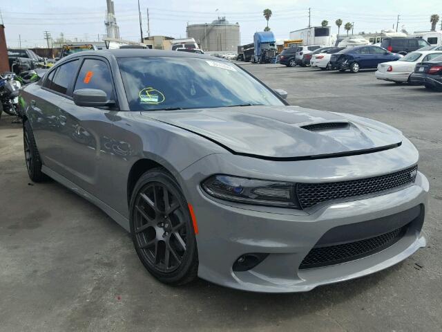 2C3CDXCT3JH277145 - 2018 DODGE CHARGER R/ GRAY photo 1