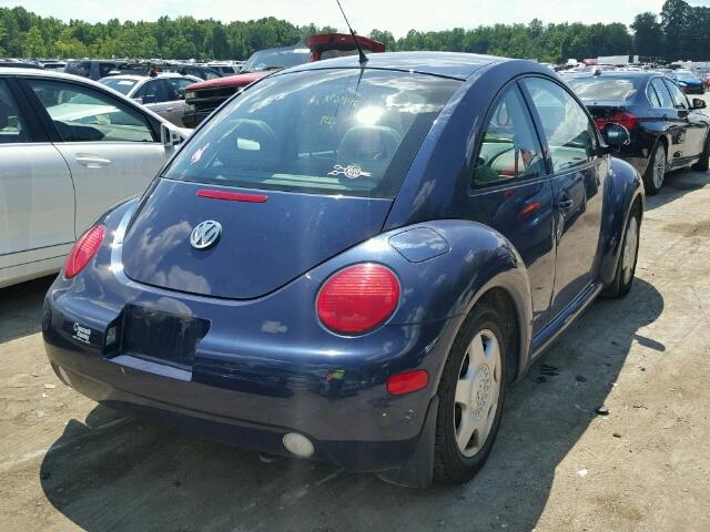3VWCC21C3XM449959 - 1999 VOLKSWAGEN NEW BEETLE 蓝色 照片 4