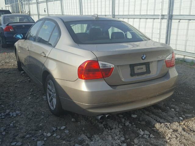 WBAVH13548KC98791 - 2008 BMW 323 I BEIGE photo 3