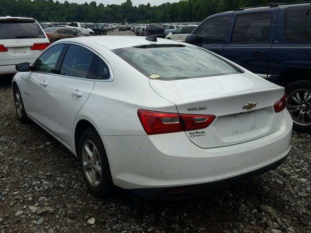 1G1ZB5ST0HF111364 - 2017 CHEVROLET MALIBU LS თეთრი ფოტო 3