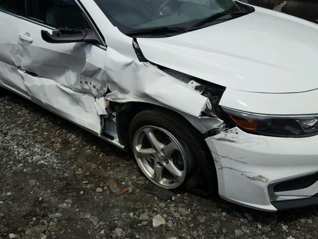 1G1ZB5ST0HF111364 - 2017 CHEVROLET MALIBU LS თეთრი ფოტო 9