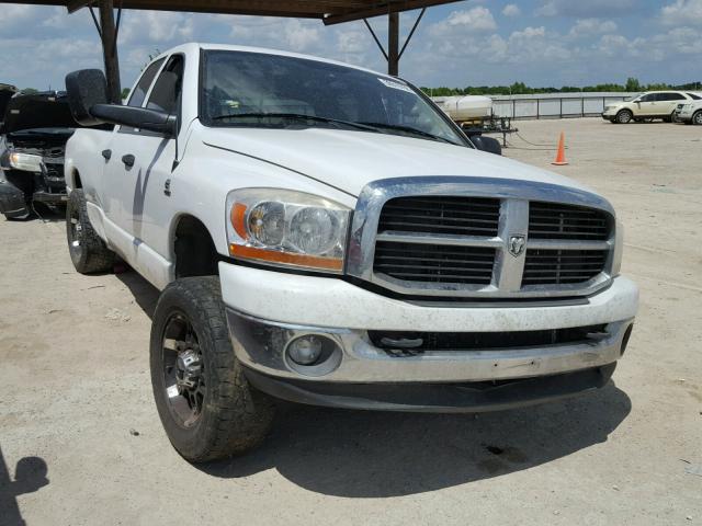 1D7KS28C87J509549 - 2007 DODGE RAM 2500 S WHITE photo 1