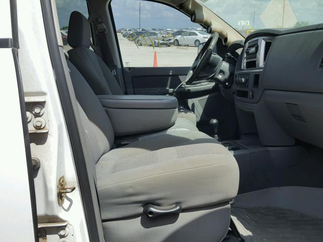 1D7KS28C87J509549 - 2007 DODGE RAM 2500 S WHITE photo 5